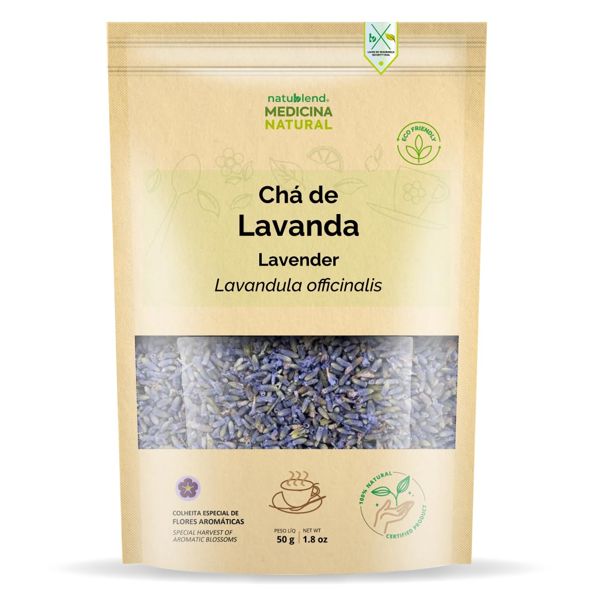 Chá de Lavanda Importado - Kit com 2 Pacotes